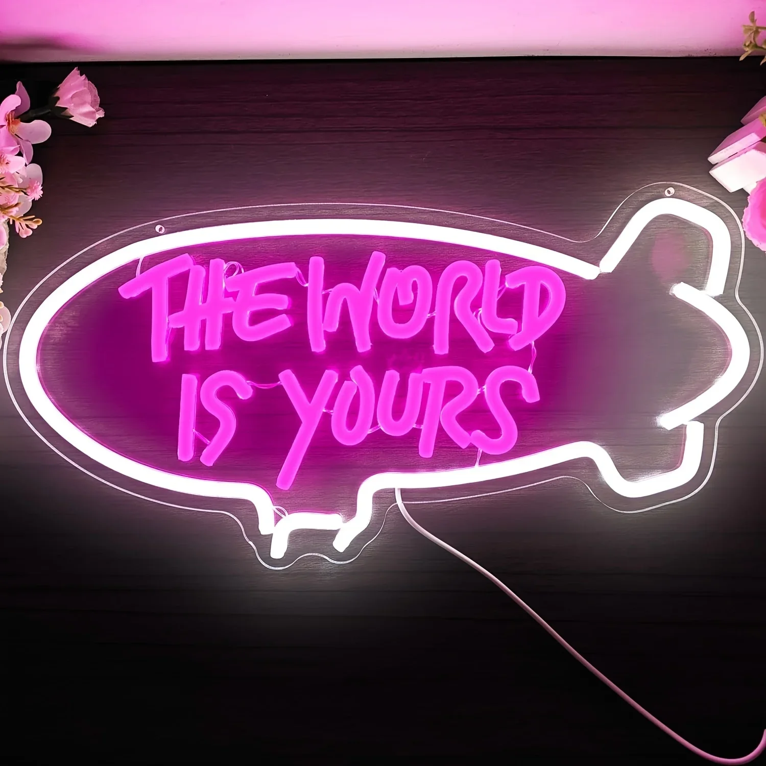 Lighting World Decor - Letrero de Neón LED Regulable 'The