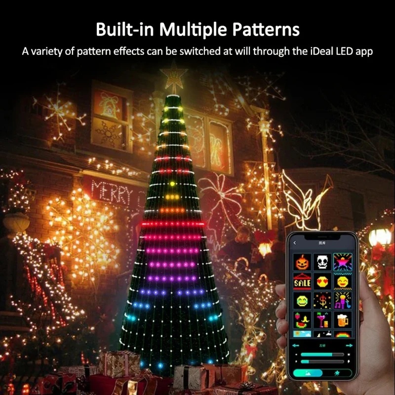 Home Decor Lighting Tree - Luces de Árbol de Navidad con