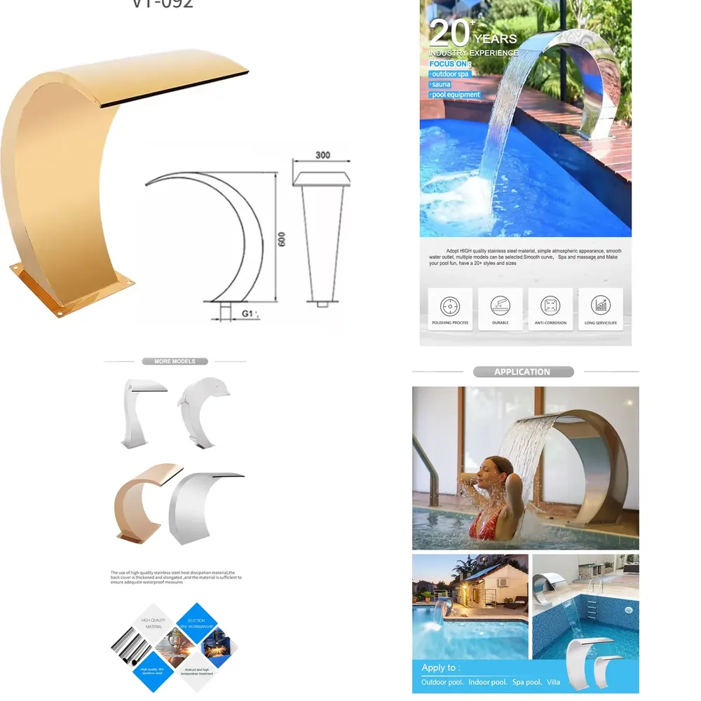Home Decor Lighting Manufacturer - Cascadas de Agua con Luces LED