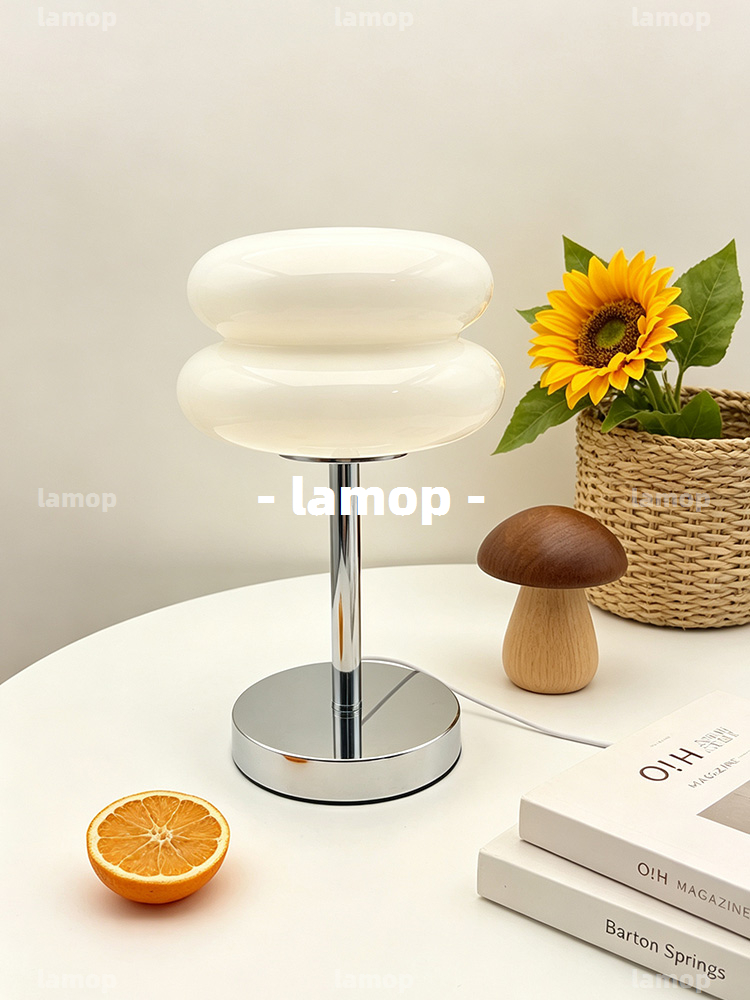 Lámpara de Mesa Bauhaus Cream- - Room Lighting Bedroom Decor reseña y precio