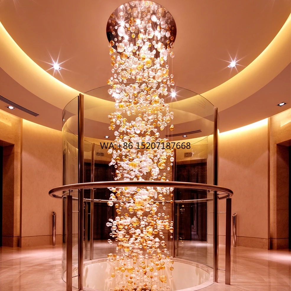 Luz de cristal llevada redonda - Home Decor Lighting Manufacturer reseña y precio
