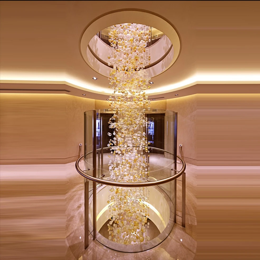 Luz de cristal llevada redonda - Home Decor Lighting Manufacturer reseña y precio