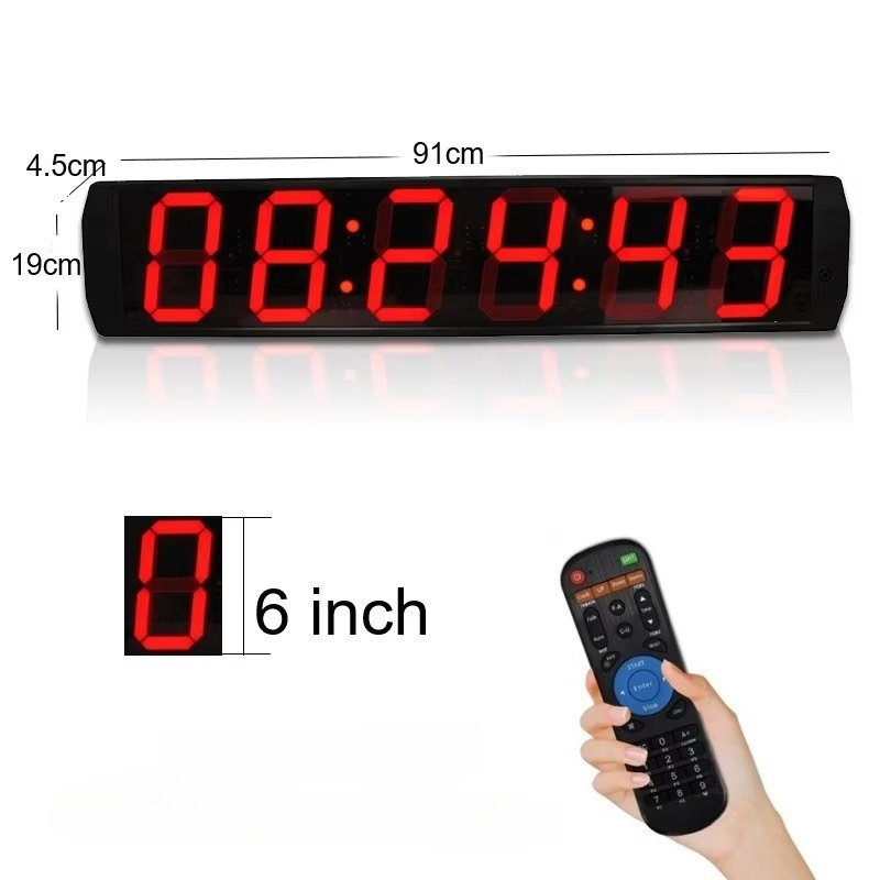 Reloj Digital LED de Pared Gra - Home Decor Lighting Manufacturer reseña y precio
