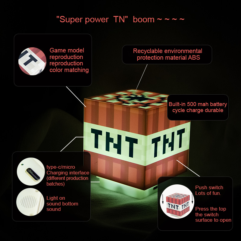 Luz LED TNT con Sonidos Oficia - Lighting World Decor reseña y precio