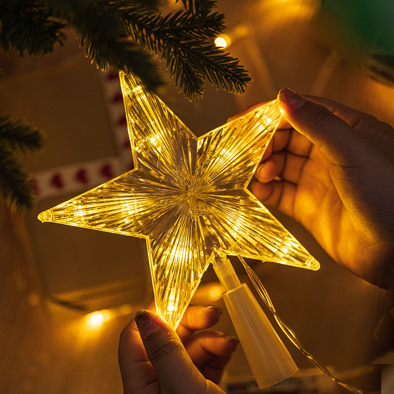 Luz LED de estrella superior p - Home Decor Lighting Tree reseña y precio