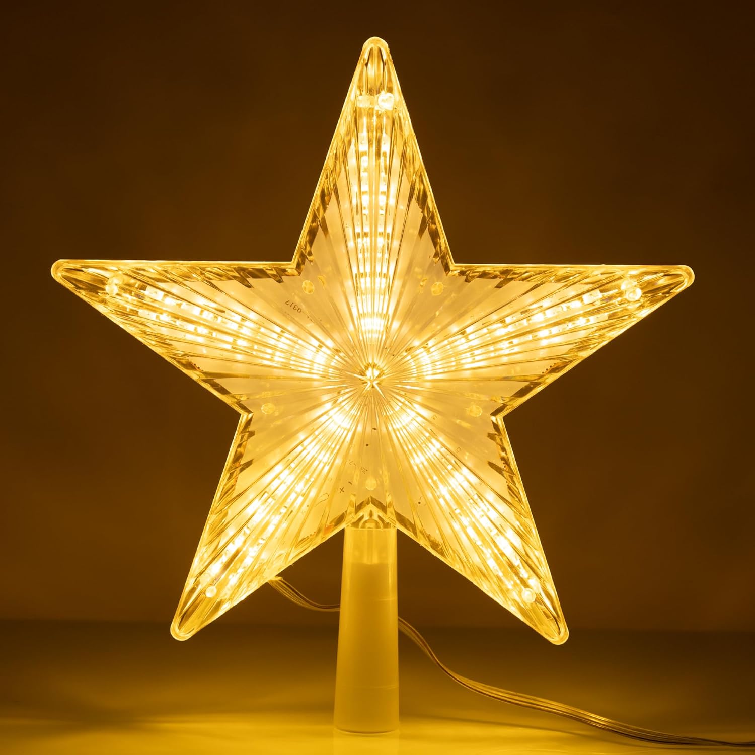 Luz LED de estrella superior p - Home Decor Lighting Tree reseña y precio