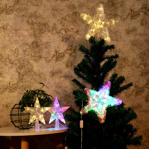 Luz LED de estrella superior p - Home Decor Lighting Tree reseña y precio