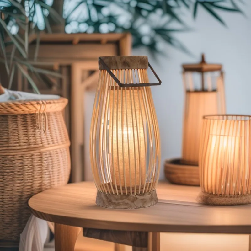 Lámpara de pie de tronco hueco - Home Decor Lighting Manufacturer reseña y precio