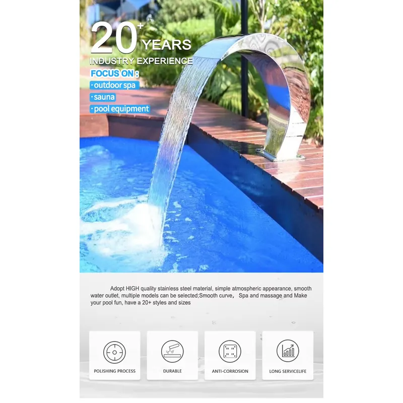 Cascadas de Agua con Luces LED - Home Decor Lighting Manufacturer reseña y precio