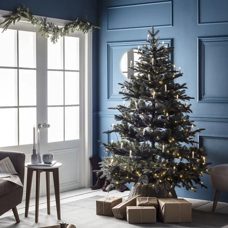 Luces de vela cónicas sin llam - Home Decor Lighting Tree reseña y precio