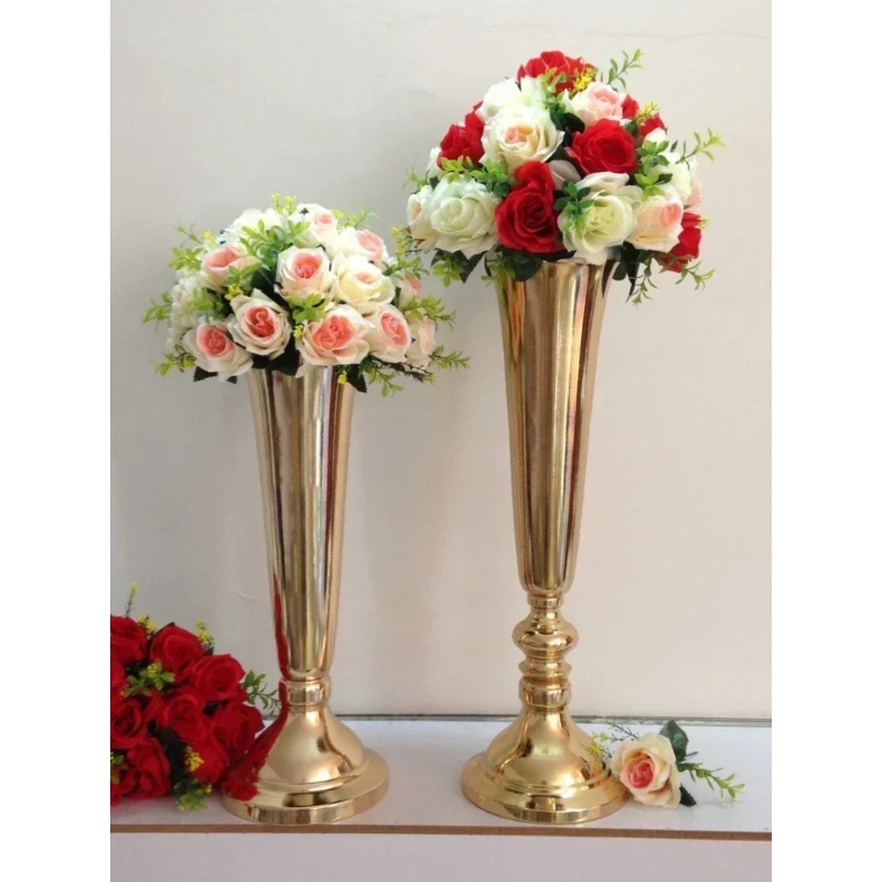 Jarrón Metálico de Lujo con Ac - Home Decor Lighting Manufacturer reseña y precio