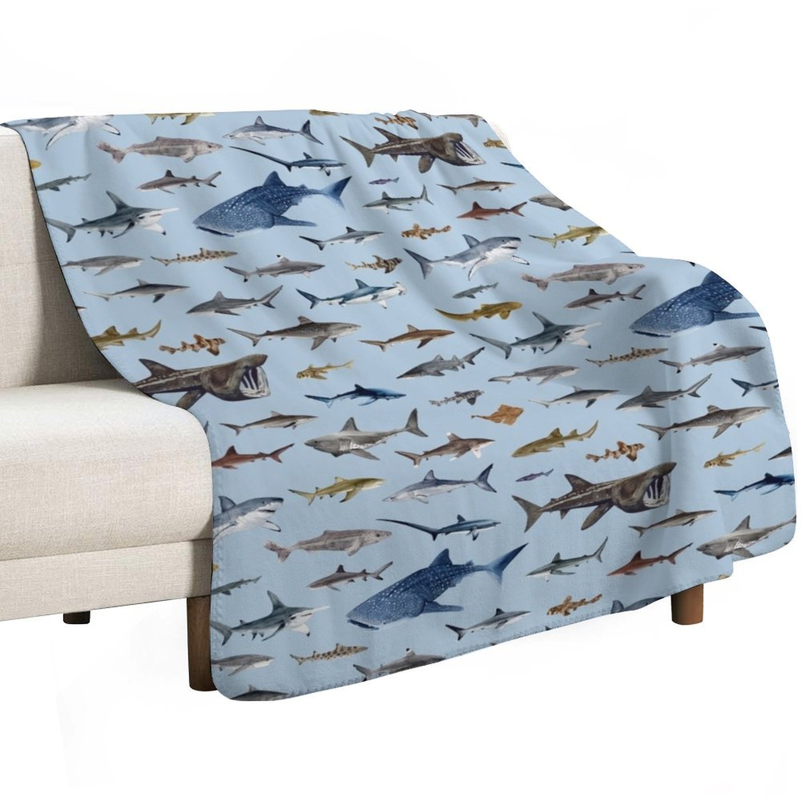 Manta decorativa azul claro co - Lighting Home Decor Ideas reseña y precio