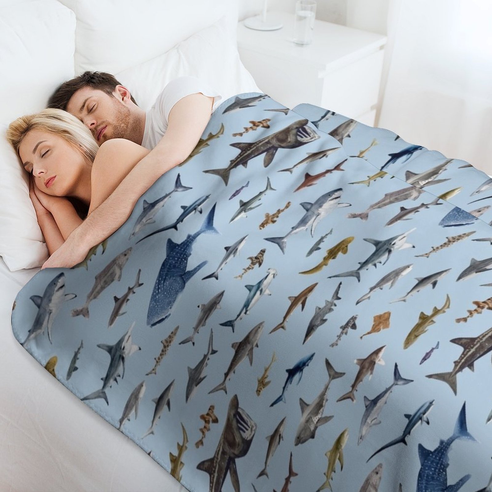 Manta decorativa azul claro co - Lighting Home Decor Ideas reseña y precio