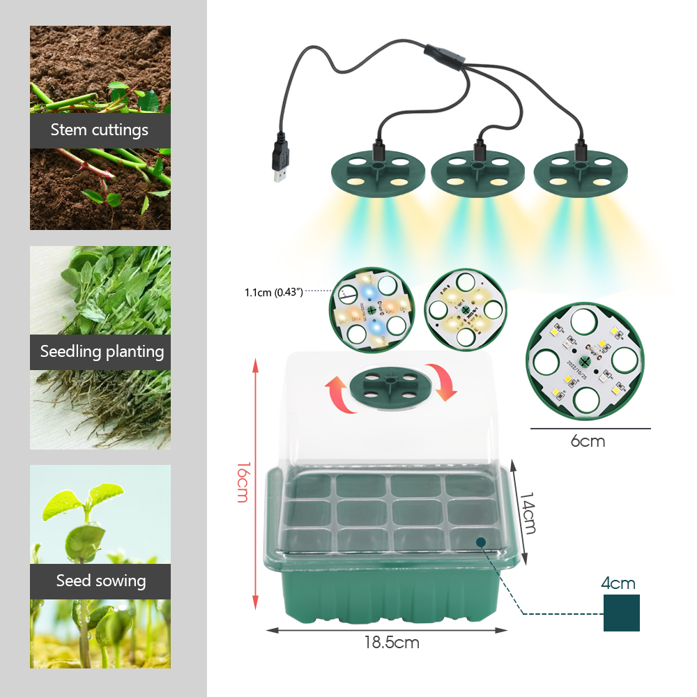 Macetas LED para vivero con lu - Touch Dimmer Lamp reseña y precio