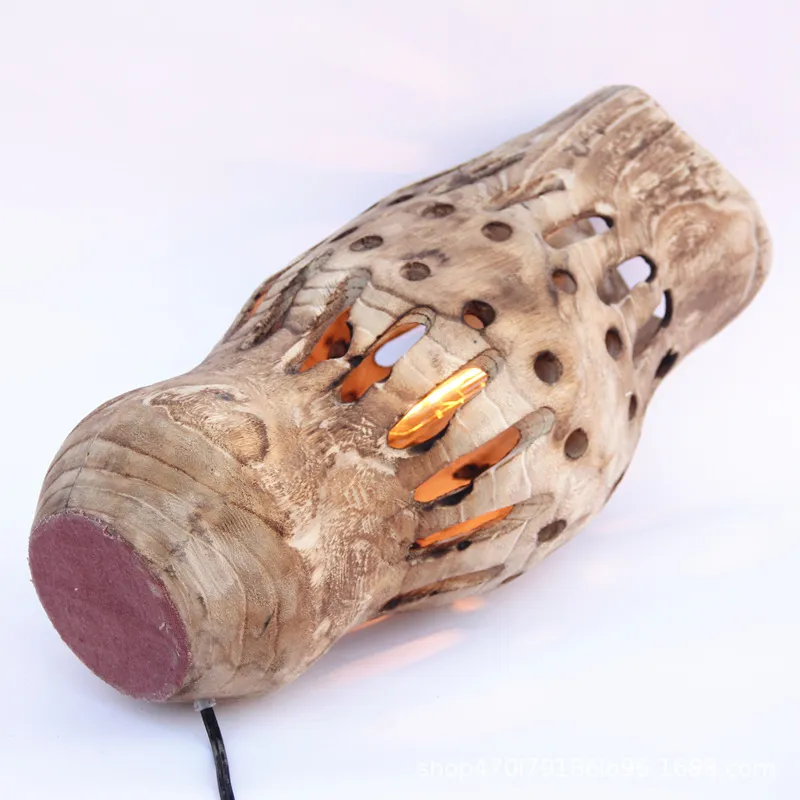 Lámpara de pie de madera hueca - Home Decor Lighting Manufacturer reseña y precio