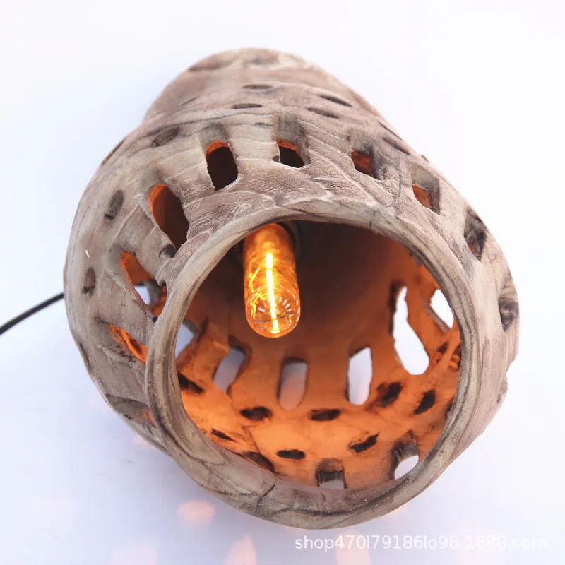 Lámpara de pie de madera hueca - Home Decor Lighting Manufacturer reseña y precio