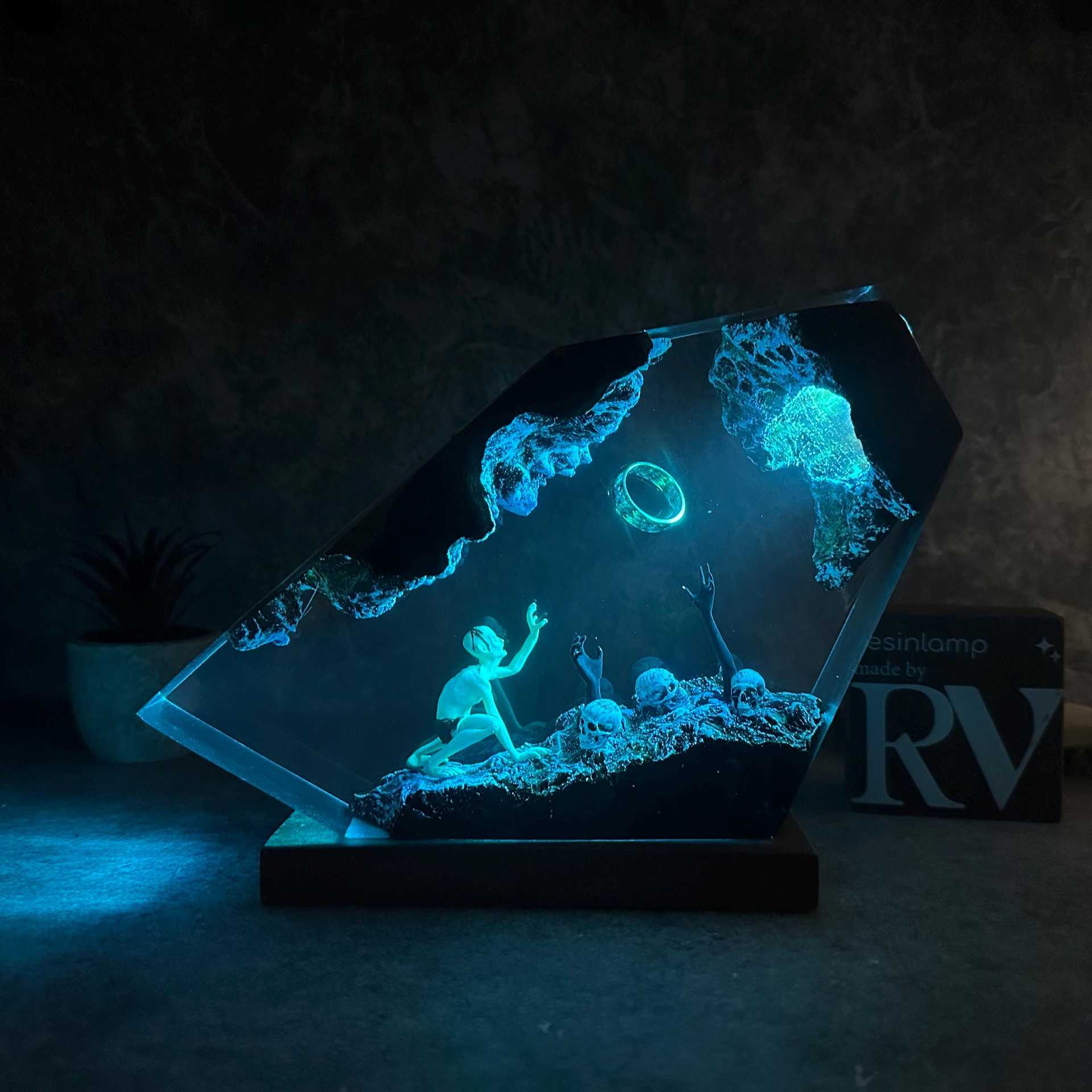 Anillo de Resina del Señor Osc - Lighting World Decor reseña y precio